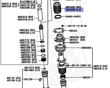 Genuine Soarer 4.0GT-L UZZ32 Handling OEM parts supplied from