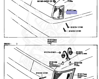 オーダー用　パネル Genuine Corolla CE80 Lights OEM parts supplied from Japan - Nengun