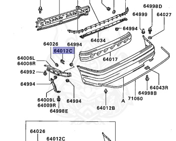 Mitsubishi - Diamante - F27A - 1990 - TRPM - 6G72