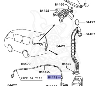 Mitsubishi - Delica Star Wagon - P35W - 1993 - HSRGT2 - 4D56