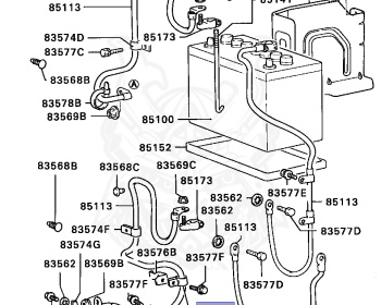 Mitsubishi - Pajero - L141G - 1985 - WGNJ - 6G72