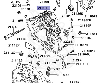 Mitsubishi - Eclipse - D22A - 1989 - MNHMLFJ - 4G63