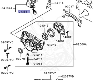 Mitsubishi - Pajero - V25W - 1994 - GNHM - 6G74