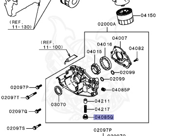 Mitsubishi - Legnum VR-4 - EC5W - 1998 - LYGF - 6A13