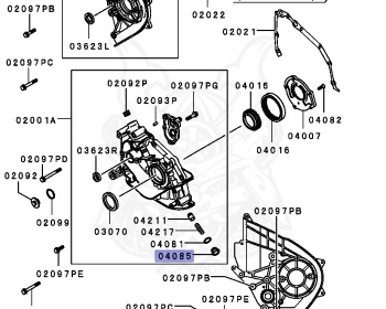 Mitsubishi - Delica Van - P05W - 1992 - HSNDT - 4D56
