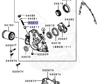 Mitsubishi - Lancer - C62A - 1987 - SNHE4 - 4G15