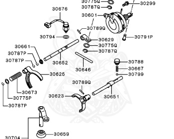 Mitsubishi - Minicab Truck - U42T - 1993 - HFSV5 - 3G83