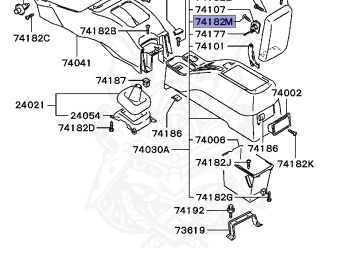 Mitsubishi - Mirage - CA4A - 1996 - MNDH3 - 4G92