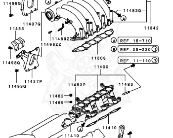 Mitsubishi - Legnum VR-4 - EC5W - 1996 - LYGF - 6A13