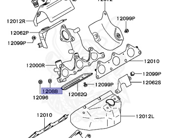 Mitsubishi - Eclipse - D53A - 2004 - BRGVLFJ - 6G72
