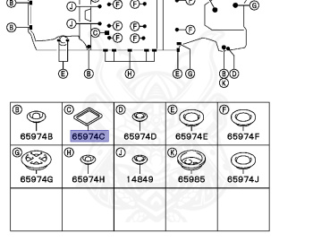Mitsubishi - Galant - E54A - 1992 - PRGW - 6A12