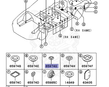 Mitsubishi - Galant - EA7A - 1999 - SRGC6 - 4G94