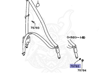 Mitsubishi - Mirage - CA4A - 1993 - MNGH - 4G92