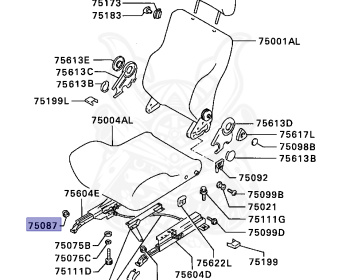 Mitsubishi - Lancer - CB4A - 1992 - PNHW - 4G92