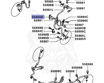 Mitsubishi - Diamante - F25A - 1994 - TRXM2 - 6G73