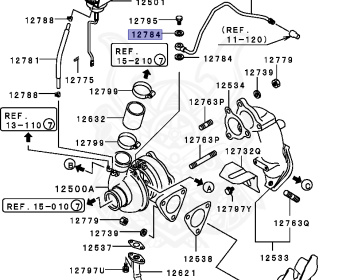 Mitsubishi - Delica Star Wagon - P35W - 1998 - HSNXT7 - 4D56
