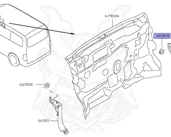 Nissan - e-NV200 - ME0 - 2014 - 2 ROW SEATS - 5 DOOR VAN(5D.VAN) - 2 WHEEL DRIVE(2WD) - REDUCTION GEAR(REDUCER) - EM57