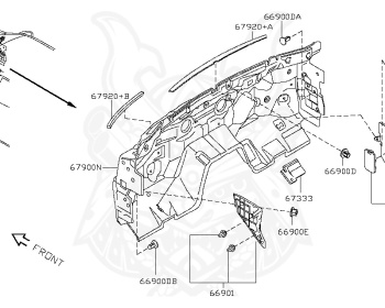Nissan - Skyline - V36 370GT - CV36 - 2007 - 370GT - COUPE(C) - 2-linked (2WD/STD) - 5 SPEED AUTOMATIC TRANS(5AT) - VQ37VHR