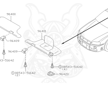 Nissan - Skyline - R34 25GT - ENR34 - 1998 - 25GT - 4 DOOR SEDAN(4S) - AUTOMATIC-FLOOR SHIFT(AT.F4) - High cast, 2-link (IRS.2WD) - RB25DE