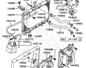 Mitsubishi - Diamante - F27A - 1993 - TRPM - 6G72