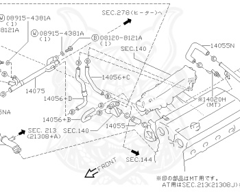 Nissan - 180SX - RS13 - 1989 - Type 1 - HATCH BACK(HB) - MANUAL TRANSMISSION(MT) - TWO WHEELS STEERING(2WS) - CA18DT