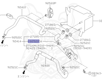 Nissan - Silvia - S14 - 1996 - KS - HARDTOP(K) - MANUAL TRANSMISSION(MT) - TWO WHEELS STEERING(2WS) - SR20DET