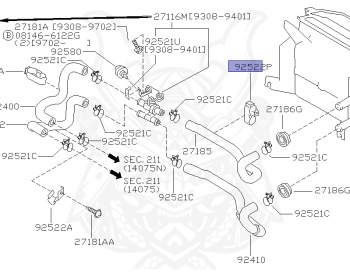 Nissan - Skyline - R33 GTS-t - ECR33 - 1993 - GTS25T/M - 2 door hard top (2K) - 2 WHEEL DRIVE(2WD) - AUTOMATIC-FLOOR SHIFT(AT.F4) - HICAS - RB25DET