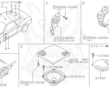 Nissan - Silvia - S15 - 2000 - SPEC R - HARDTOP(K) - AUTOMATIC-FLOOR SHIFT(AT.F4) - TWO WHEELS STEERING(2WS) - SR20DET