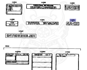Toyota - Sprinter - AE92 - 1991 - Transmission type is not specified - 4AGE