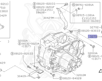 Nissan - Sunny - B11 - 1982 - GLL TYPE - SEDAN(S) - 5 SPEED MANUAL TRANS(F5) - CD17