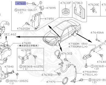 Nissan - Pulsar - N15 - 1996 - CJ1 - 4 DOOR SEDAN(4S) - 2-link Pulsar (2WD.PUL) - MANUAL TRANSMISSION(MT) - CD20