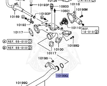 Mitsubishi - Diamante - F47A - 1994 - TYPM1 - 6G72