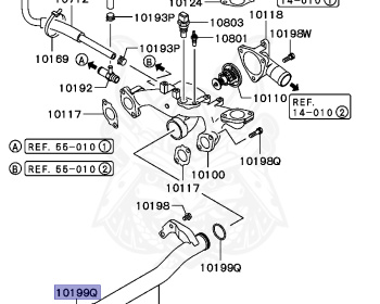 Mitsubishi - Diamante - F31AK - 1997 - TYHM - 6G73