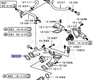 Mitsubishi - Diamante - F31A - 1994 - TRHA1 - 6G73