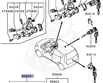 Mitsubishi - Colt - Z21A - 2005 - XSDH8 - 4A90