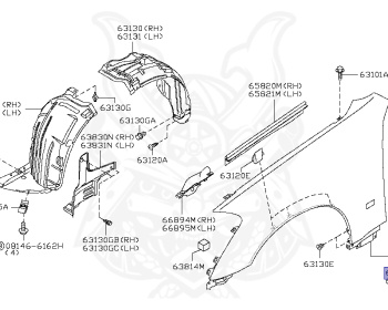 Nissan - Fuga - Y50 - 2004 - 250XV - SEDAN(S) - 2 WHEEL DRIVE(2WD) - AUTOMATIC TRANSMISSION(AT) - VQ25DE