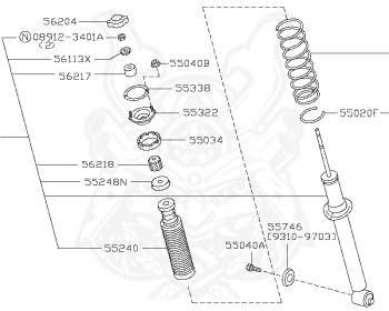 Nissan - Silvia - S14 - 1996 - QS - HARDTOP(K) - AUTOMATIC TRANSMISSION(AT) - TWO WHEELS STEERING(2WS) - SR20DE