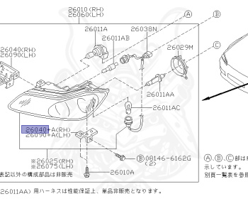 Nissan - Silvia - S15 - 1999 - SEDAN - HARDTOP(K) - AUTOMATIC-FLOOR SHIFT(AT.F4) - TWO WHEELS STEERING(2WS) - SR20DE