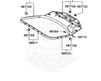 Mitsubishi - GTO - Z15A - 1990 - MNPM - 6G72