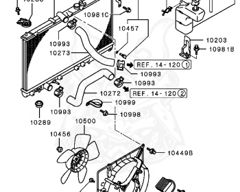 Mitsubishi - Galant VR-4 - EC5A - 1999 - SNGF3 - 6A13
