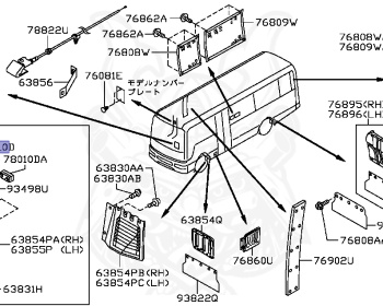 Nissan - Civilian - W41 - 2004 - GL TYPE - MICRO BUS(B) - Automatic transmission, floor 6-speed (AT/6F) - 4M50T