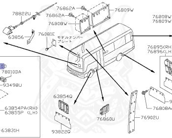 Nissan - Civilian - W41 - 1999 - SX - MICRO BUS(B) - Automatic transmission, floor 4-speed (AT/4F) - TD42