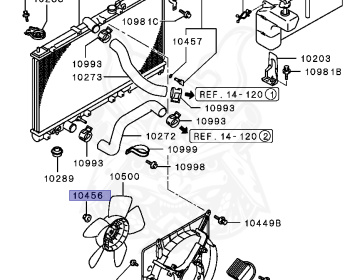 Mitsubishi - Legnum VR-4 - EC5W - 1999 - LNGF3 - 6A13