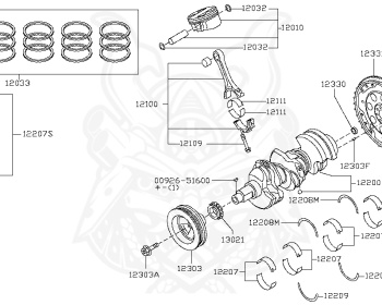 Nissan - Teana - J32 - 2008 - 250XV GRADE - SEDAN(SED) - 2 WHEEL DRIVE(2WD) - CVT(CVT) - VQ25DE