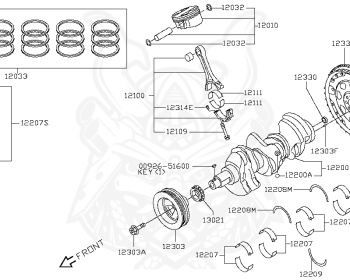 Nissan - Skyline - V36 - 2006 - 250GT/250GT FOUR - SEDAN(S) - 2-linked (2WD/STD) - 5 SPEED AUTOMATIC TRANS(5AT) - VQ25HR