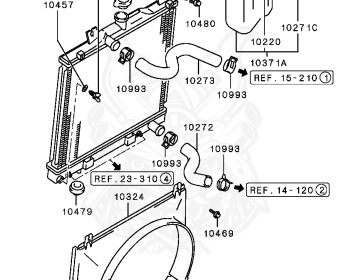 Mitsubishi - Pajero Jr - H57A - 1995 - MKDE - 4A31