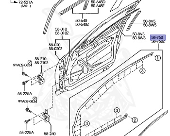Mazda - RX-8 - SE3P - Feb-2003 - Right hand - 13-MSP