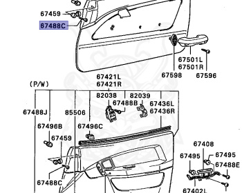 Mitsubishi - Mirage - C83A - 1987 - MNDM - 4G61