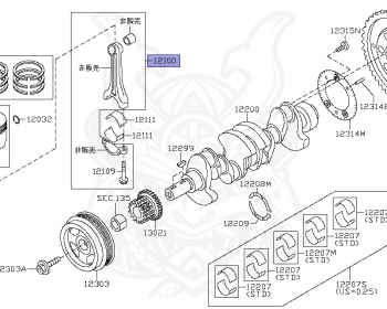 Nissan - Presage - U31 - 2008 - 250HWS/250HWSJ - WAGON(W) - 2 WHEEL DRIVE(2WD) - AUTOMATIC TRANSMISSION(AT) - QR25DE