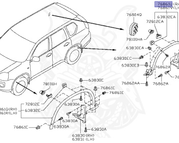 Nissan - X-Trail - T31 - 2008 - SEDAN - WAGON(W) - 4 WHEEL DRIVE(4WD) - CVT(CVT) - MR20DE